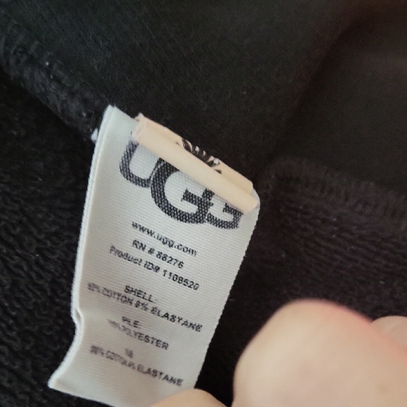 UGG Classic Black Zip-Up Hoodie - Picture 6 of 7